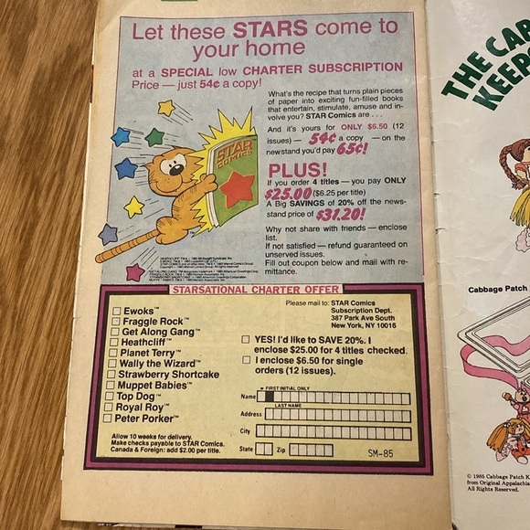 Donated Marvel Star Comics Planet Terry #4 Vintage July 1985 - Picture 7 of 11